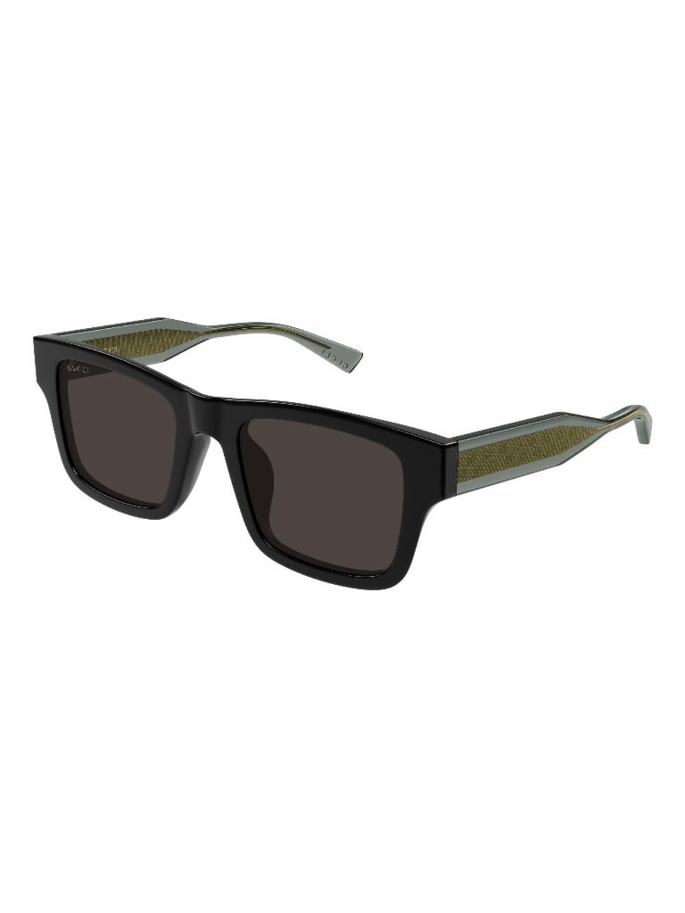 New Gucci Men's Sunglasses Black Grey Lens Acetate Frame GG2072SA 002 52